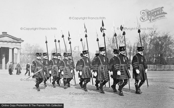Photo of Chester, Javelin Men In Beefeaters' Costume, The Assize Procession c.1900