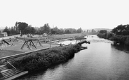 Chester-Le-Street, Riverside Park And Paddling Pool c.1955, Chester-Le-Street
