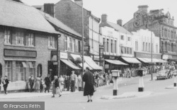 Chester-Le-Street, Shoppers, Front Street c.1955, Chester-Le-Street