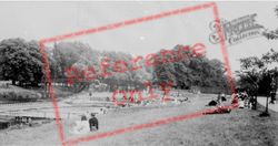Chester-Le-Street, The Riverside And Paddling Pool c.1955, Chester-Le-Street