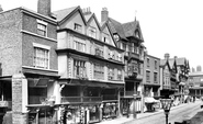 Old Mansions On Bridge Street 1895, Chester