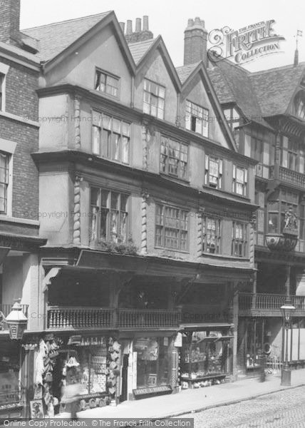 Photo of Chester, Old Mansions On Bridge Street 1895