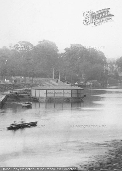 Photo of Chester, On The River, City Floating Bath 1891