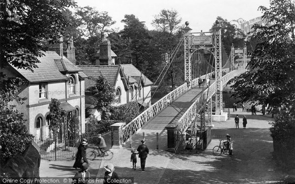 Photo of Chester, Queen's Park Bridge 1923