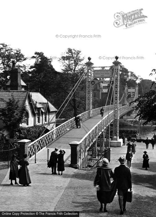 Photo of Chester, Queen's Park Bridge 1923