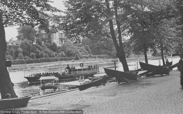 Photo of Chester, Riverside And Boats c.1930