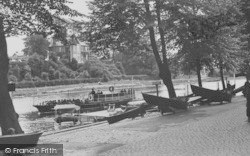Riverside And Boats c.1930, Chester