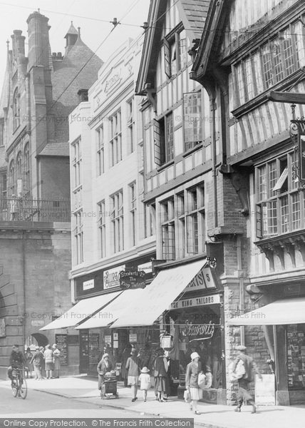 Photo of Chester, Shoppers In Foregate Street 1929