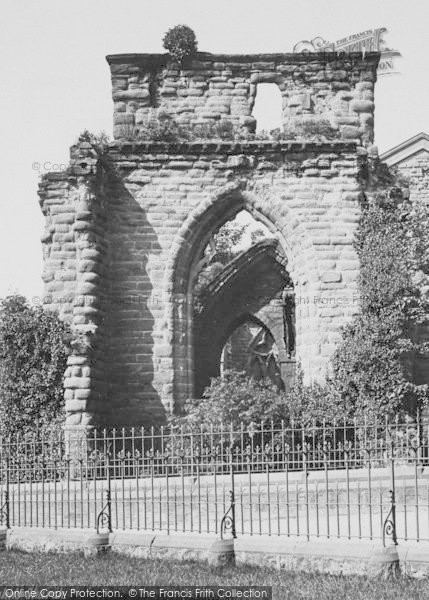 Photo of Chester, St John's Church 1888