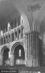 St John's Church Interior c.1930, Chester