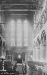 St John's Church, Nave West 1895, Chester