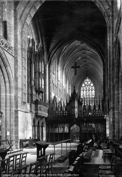 Photo of Chester, The Cathedral Choir Screen 1888