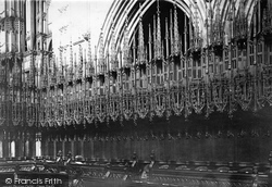 The Cathedral Choir Stalls 1888, Chester