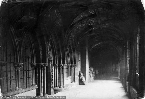 Photo of Chester, The Cathedral Cloisters 1888