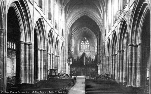Photo of Chester, The Cathedral, Nave East 1888