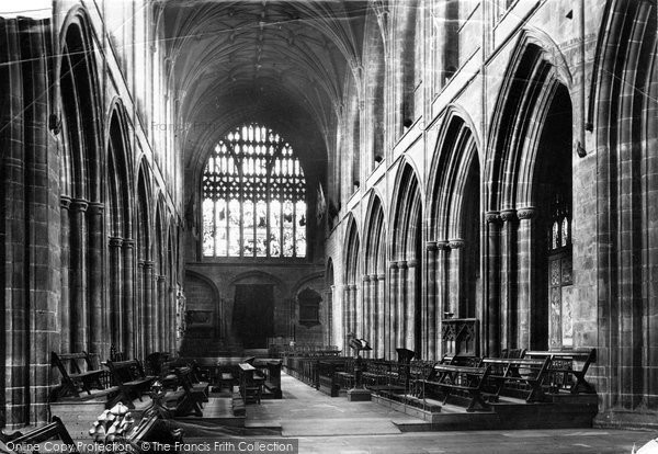 Photo of Chester, The Cathedral, Nave West 1888