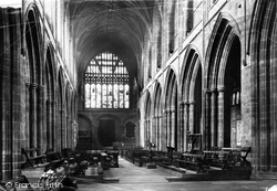 The Cathedral, Nave West 1888, Chester