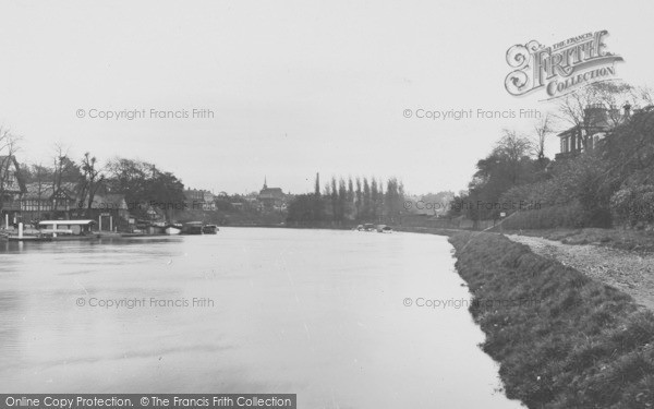 Photo of Chester, The Dee From Queens Park Bridge c.1930