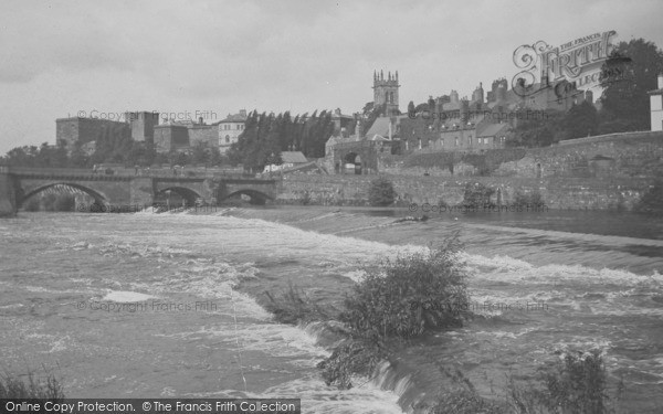 Photo of Chester, The Weir, Barracks And Church c.1930