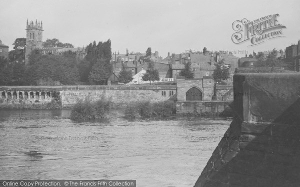 Photo of Chester, View From The River Dee c.1930