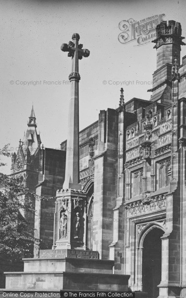 Photo of Chester, War Memorial On Cathedral Green c.1930