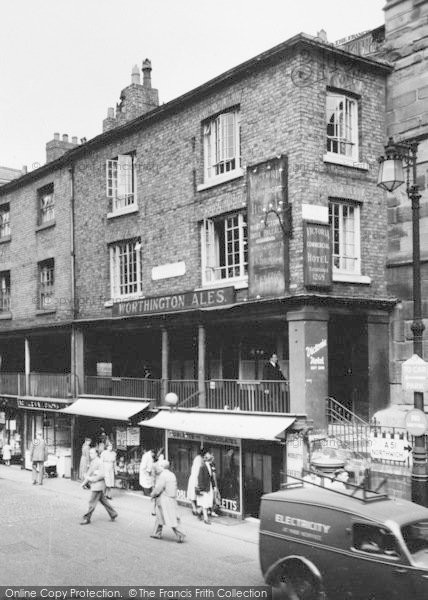 Photo of Chester, Watergate Row, Victoria Hotel 1949