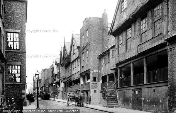 Photo of Chester, Watergate Street 1895