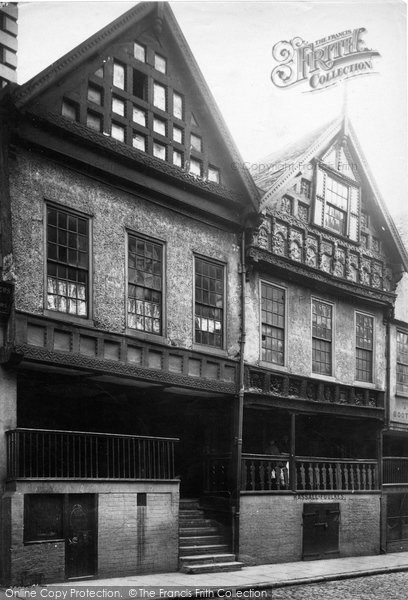 Photo of Chester, Watergate Street, Bishop Lloyd's House 1888