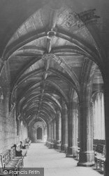 West Cloister Cathedral c.1930, Chester