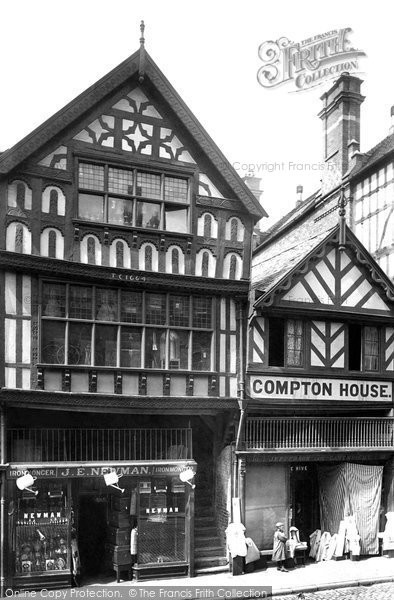 Photo of Chester, Ye Olde Crypte And Compton House 1895