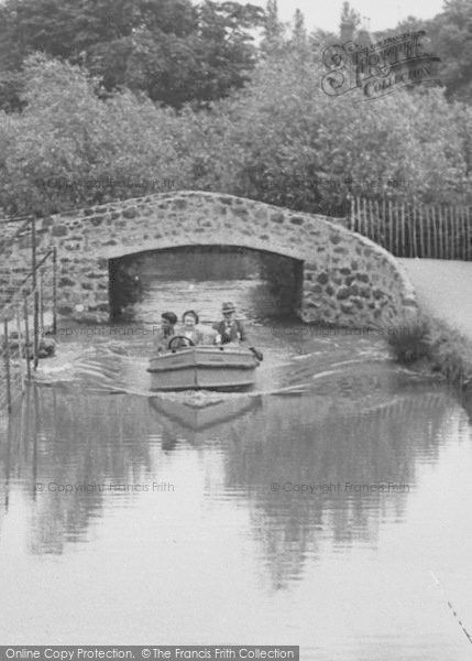 Photo of Chester Zoo, Motor Boat On The Waterways c.1955