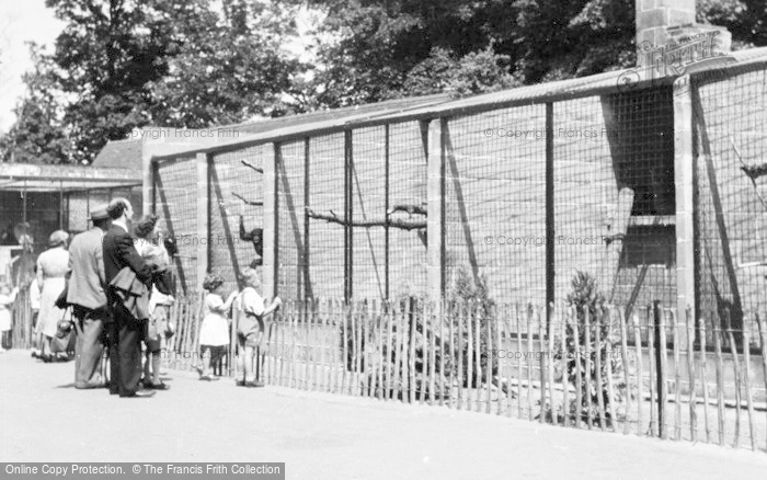 Photo of Chester Zoo, The Chimpanzee Cages c.1950