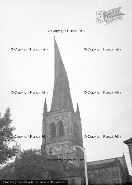 Photo of Chesterfield, All Saints Church Tower 1949