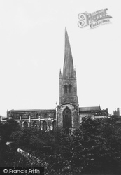 Church Of St Mary And All Saints, South Side 1902, Chesterfield