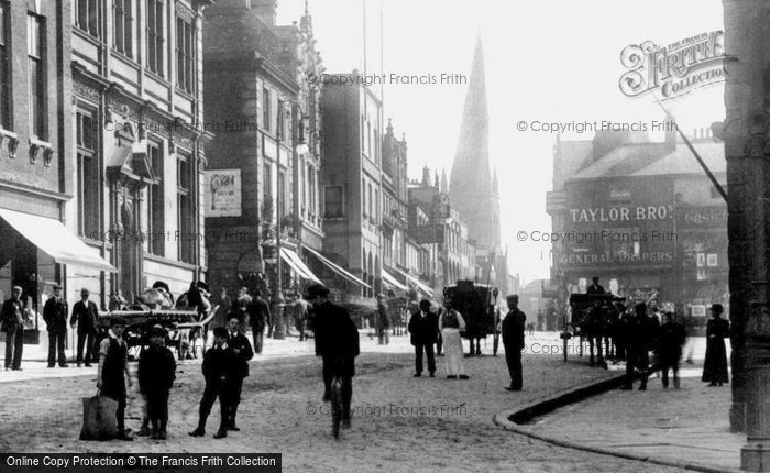 Photo of Chesterfield, High Street 1902
