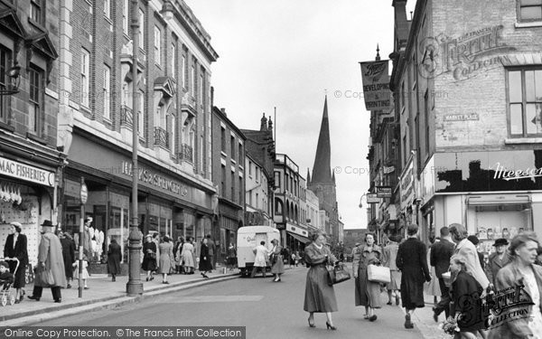Photo of Chesterfield, High Street 1952