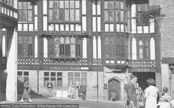 Photo of Chesterfield, Knifesmithgate, Barclays Bank c.1955