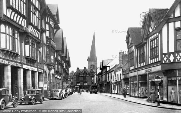 Photo of Chesterfield, Knifesmithgate c.1955
