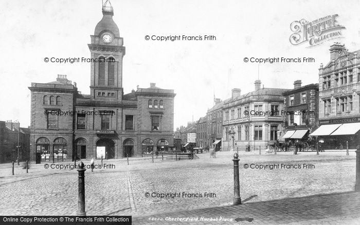 Photo of Chesterfield, Market Place 1902