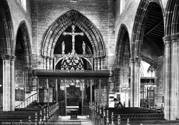 Photo of Chesterfield, Parish Church And Reredos 1919