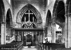 Parish Church And Reredos 1919, Chesterfield