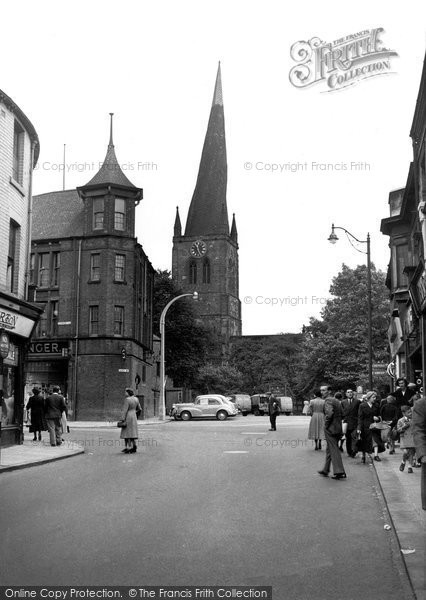 Photo of Chesterfield, Parish Church Of St Mary And All Saints A.D.1037 c.1955