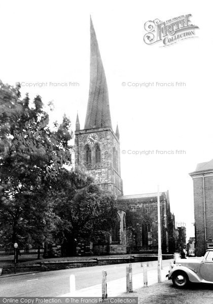 Photo of Chesterfield, The Crooked Spire c.1955