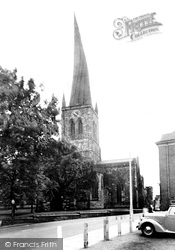 The Crooked Spire c.1955, Chesterfield