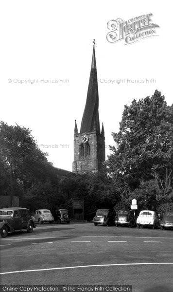 Photo of Chesterfield, The Crooked Spire c.1955
