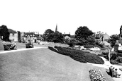 The Town Hall Gardens c.1955, Chesterfield