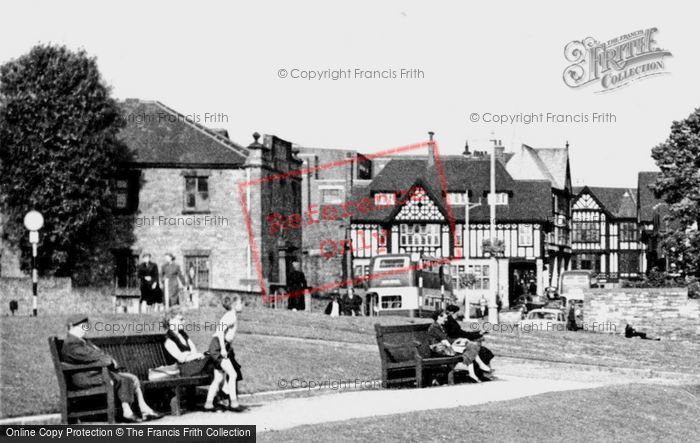 Photo of Chesterfield, The Town Hall Gardens c.1955