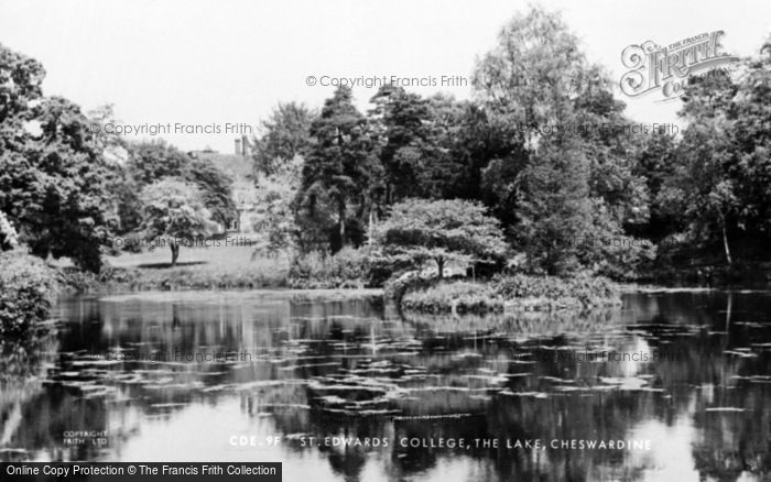 Photo of Cheswardine, St Edward's College, The Lake c.1955
