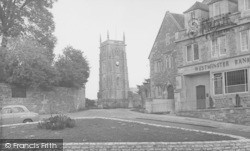 Old School Room And Church Tower c.1955, Chew Magna