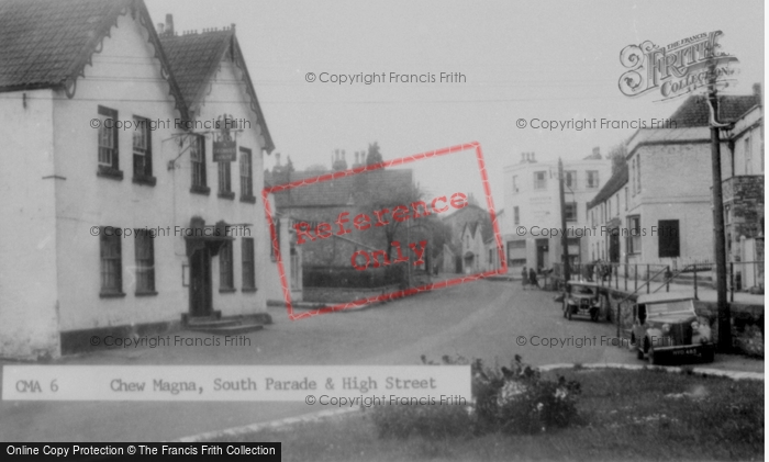Photo of Chew Magna, South Parade And High Street c.1955